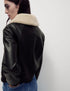 Marks & Spencer "Faux Leather Aviator Jacket"